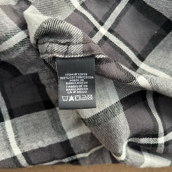 Logan Hill Casual Flannel Button-Down Shirt - Picture 4 of 4